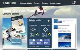 ski-saintgervais.com website preview