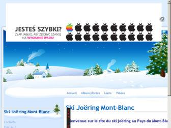 skijoeringmontblanc.com website preview