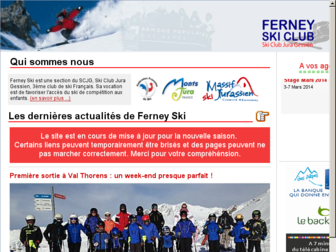 ferneyski.com website preview