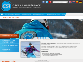 ecoledeski.fr website preview