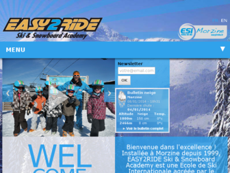 morzineski.fr website preview