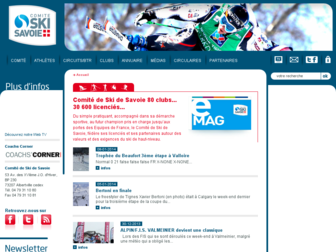 comite-ski-savoie.fr website preview
