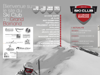 skiclub-legrandbornand.com website preview