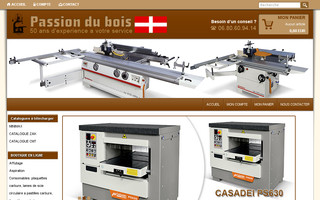 passion-du-bois.net website preview