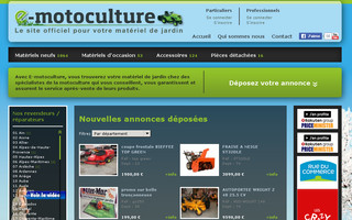 e-motoculture.fr website preview