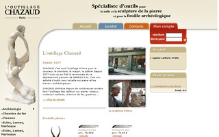 outillagechazaud.com website preview