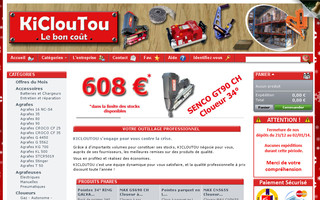 kicloutou.fr website preview