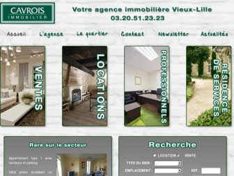 cavrois-immobilier.fr website preview
