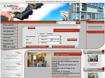 carissimmo.fr website preview
