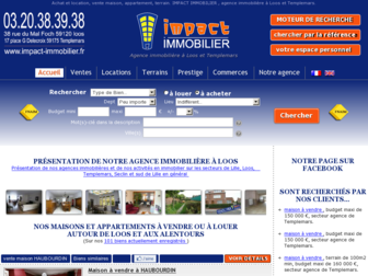impact-immobilier.fr website preview