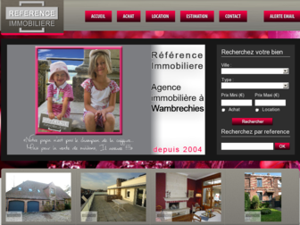 reference-immobiliere.com website preview