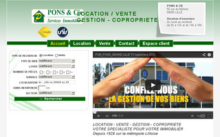 pons.fr website preview