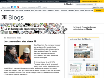 fressoz.blog.lemonde.fr website preview