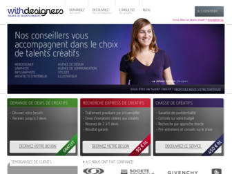 withdesigners.com website preview