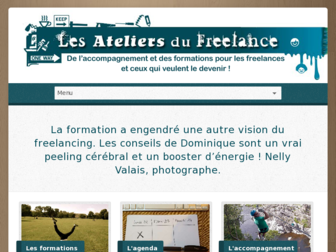 lesateliersdufreelance.com website preview