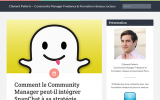 clementpellerin.fr website preview