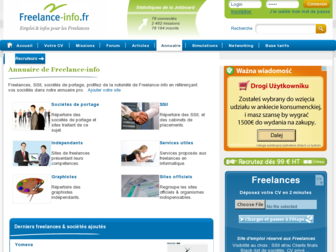 annuaire.freelance-info.fr website preview