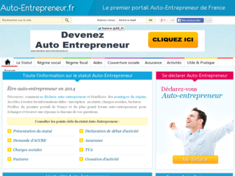 auto-entrepreneur.fr website preview