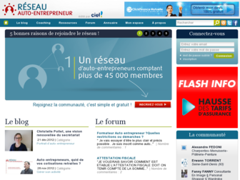 reseau-auto-entrepreneur.fr website preview