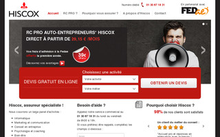 autoentrepreneur.hiscoxpro.fr website preview