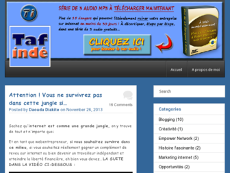 tafinde.com website preview