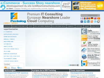 pentalog.fr website preview
