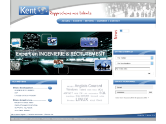 e-kent.fr website preview