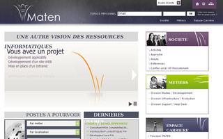 maten.fr website preview