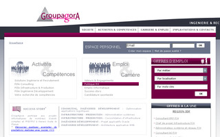 groupagora.fr website preview