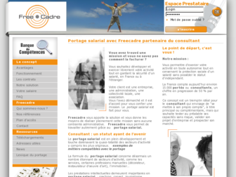 freecadre.fr website preview