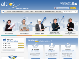 altros.fr website preview