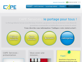 capeservices.fr website preview