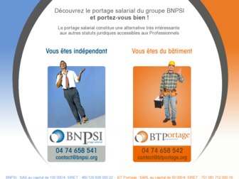bnpsi.org website preview