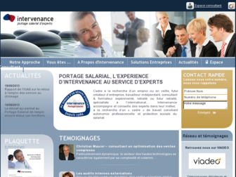 intervenance.com website preview