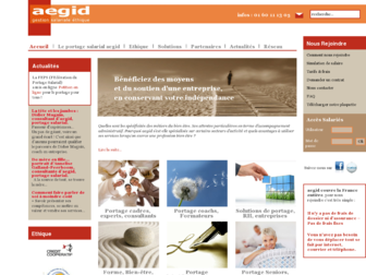 aegid.fr website preview