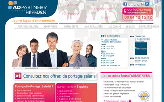 adpartners-portage.fr website preview