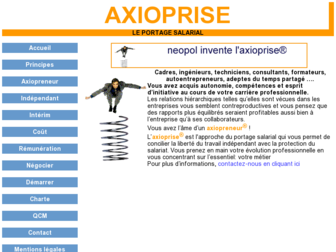 axioprise.fr website preview