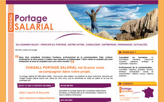 chagall-portage.fr website preview