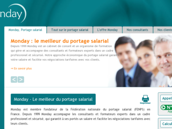 monday-portage-salarial.com website preview