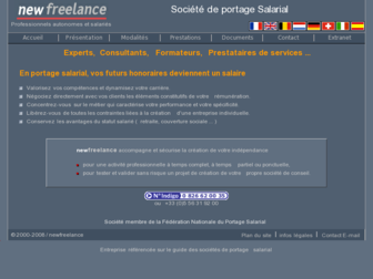 newfreelance.com website preview