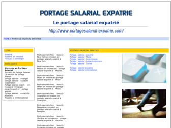 portagesalarial-expatrie.com website preview