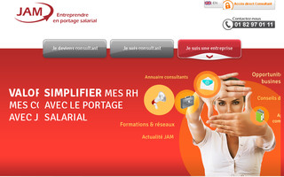 jam.fr website preview