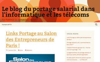 blog.portage-si.fr website preview