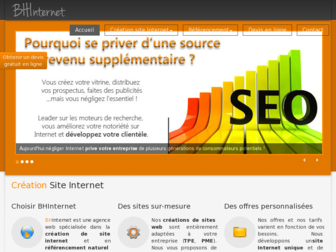bhinternet.fr website preview