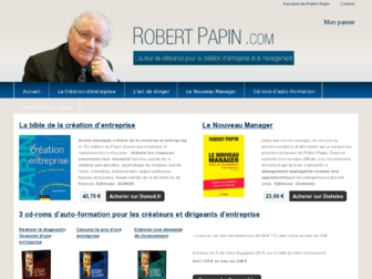 robertpapin.com website preview