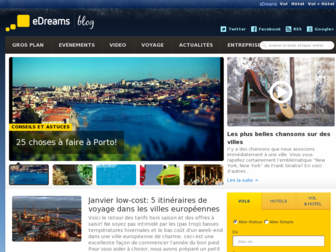 blog.edreams.fr website preview