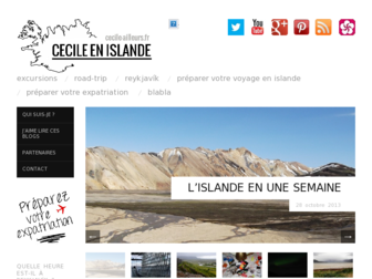 cecile-ailleurs.fr website preview