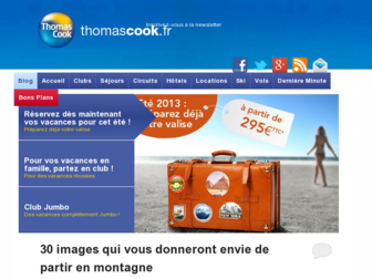 blog.thomascook.fr website preview