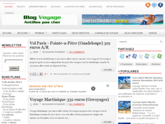 blog-voyage-antilles-pas-cher.com website preview