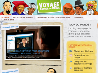 voyageautourdumonde.fr website preview